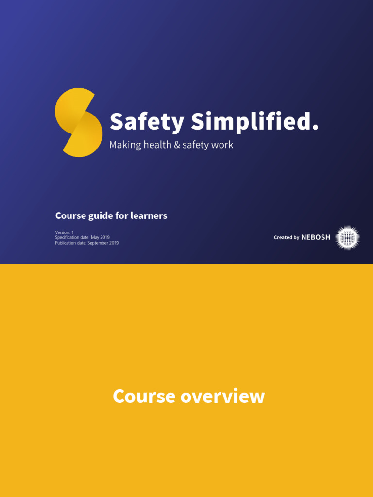 Safety Sr Guide Pdf Occupational Safety And Health Safety