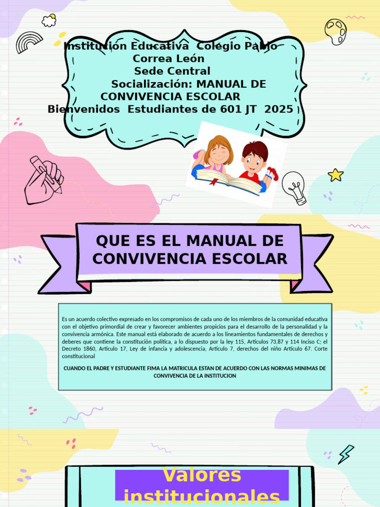 Manual de Convivencia Escolar 2025 | PDF | Camisa | Ropa