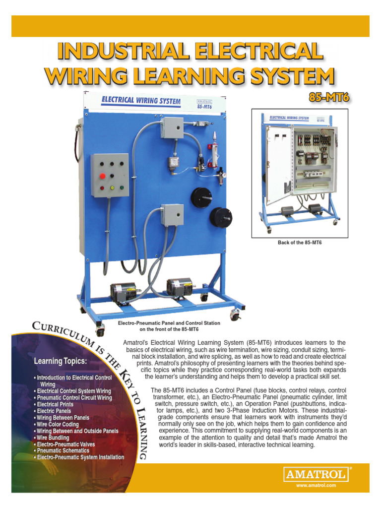Industrial Electrical Wiring Curriculum | PDF | Switch | Equipment
