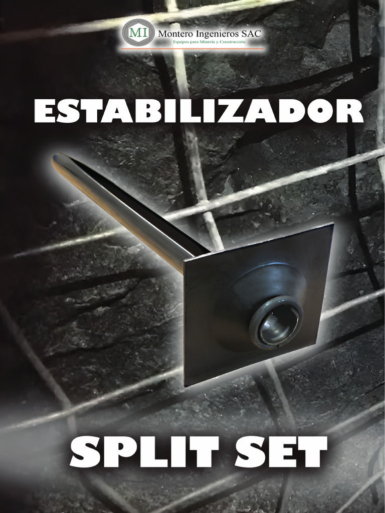 Estabilizador Split Set: Ventajas y Especificaciones | PDF | Ingeniería ...