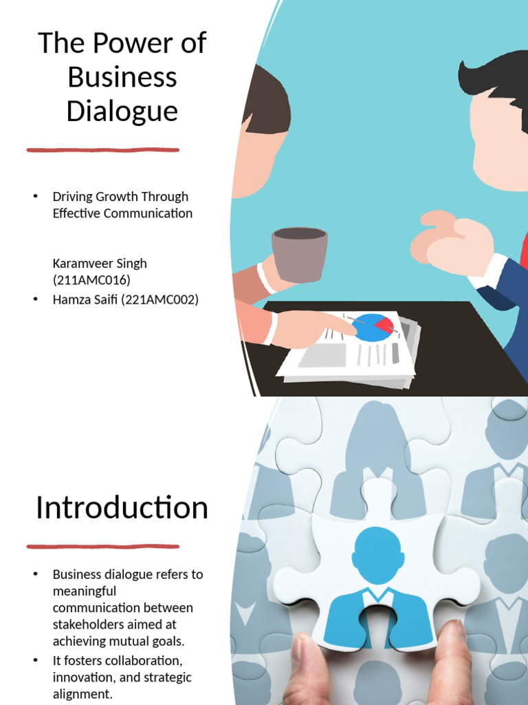 Power of Business Dialogue | PDF