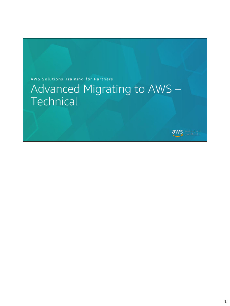 Advanced+Migrating+to+AWS+-+Student+Guide | PDF | Amazon Web Services ...
