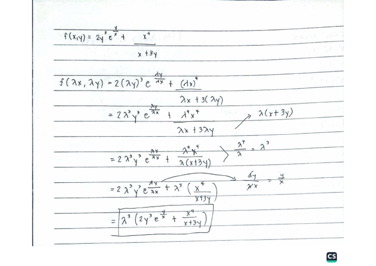 Homogenous Equations | PDF