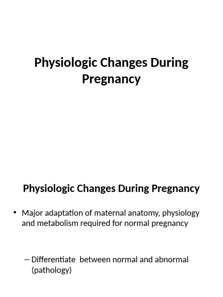16 Physiologic Changes During Pregnancy | PDF | Cortisol | Kidney