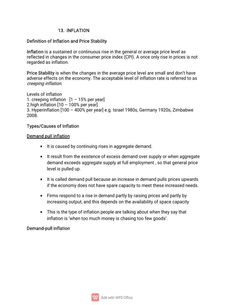 13.Inflation | PDF