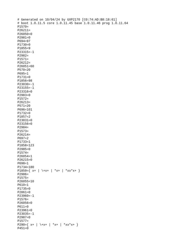 Config | PDF