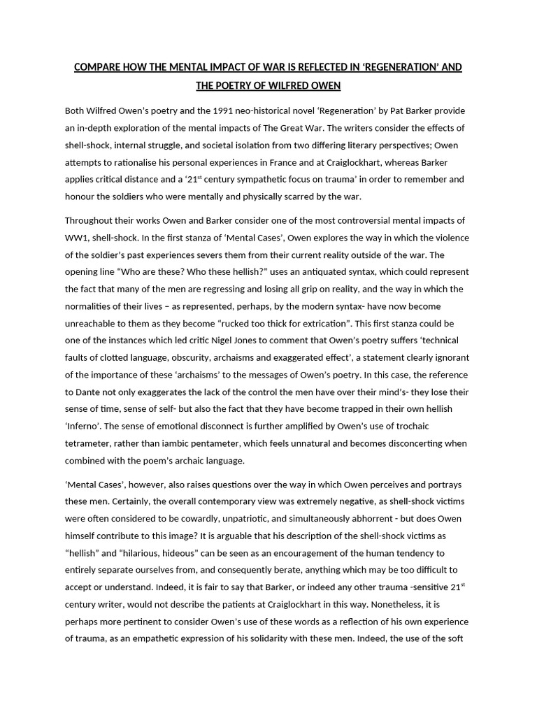 War Coursework First Draft (JR) | PDF