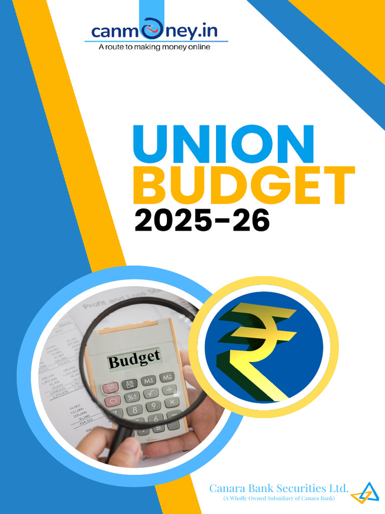 Union Budget 2025-26 - CanmoneyNote | PDF | Forecasting | Clean Technology