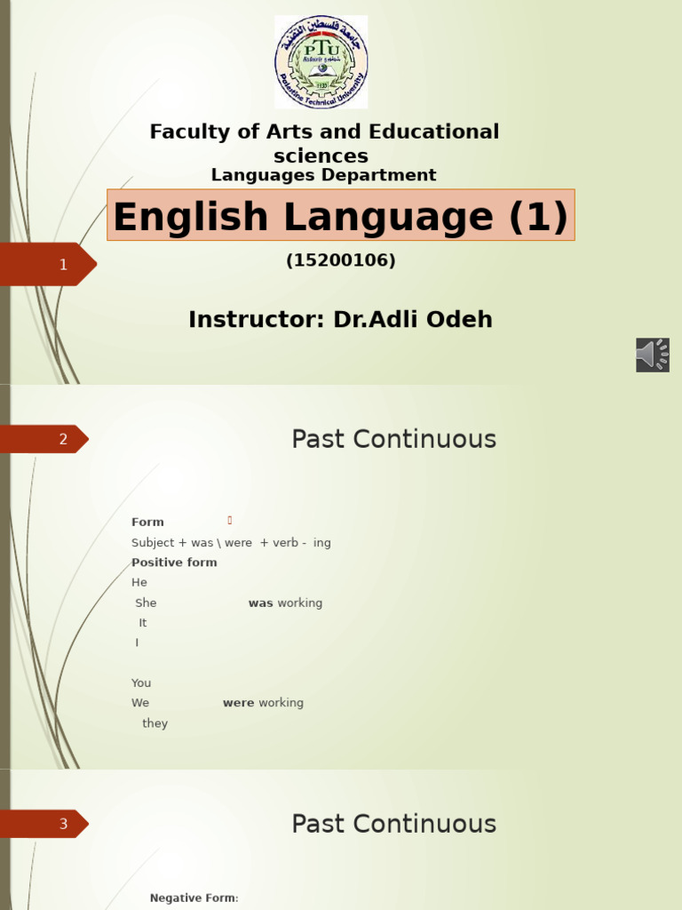 Past Continuous | PDF | Syntax | Linguistic Morphology
