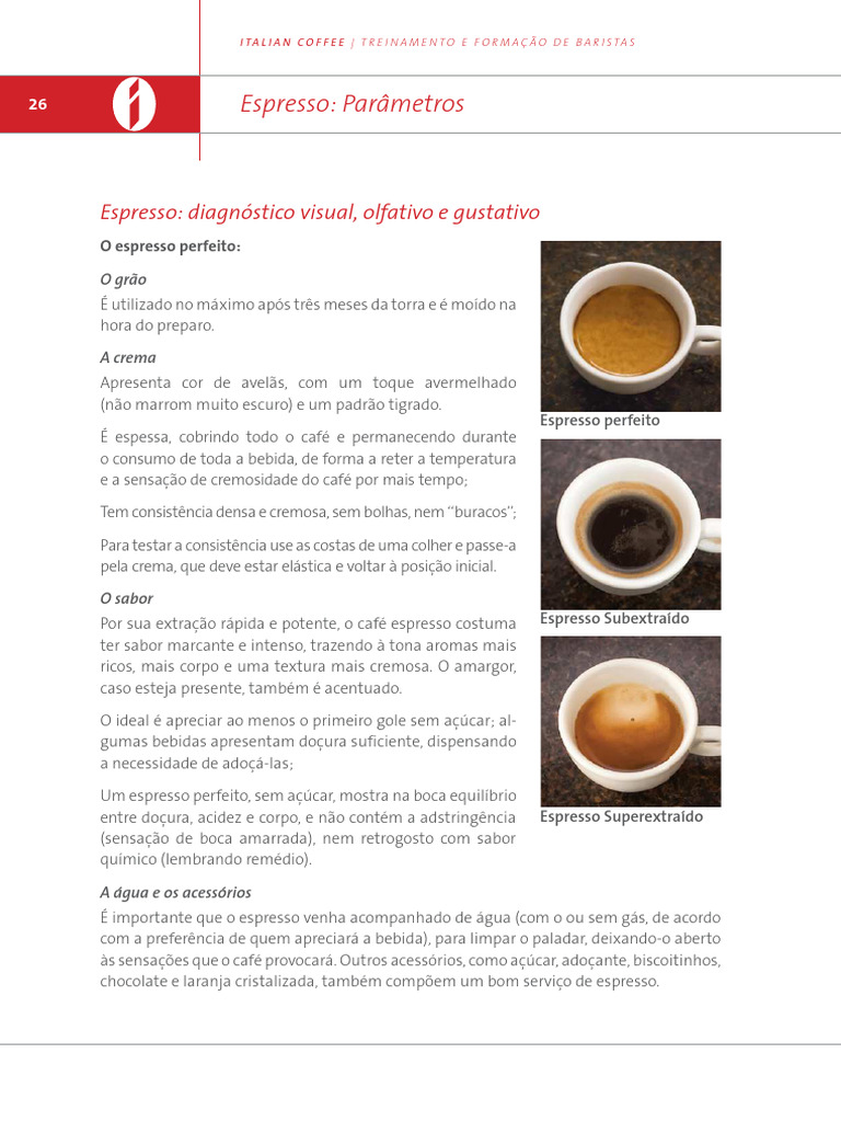 Guia do Espresso Perfeito para Baristas | PDF