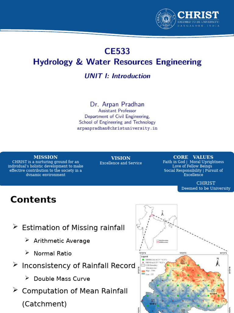 Estimating Missing Rainfall Data Methods | PDF | Drainage Basin | Rain