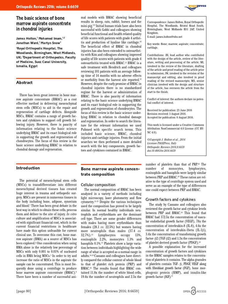 Bma Basics | PDF | Vascular Endothelial Growth Factor | Mesenchymal ...