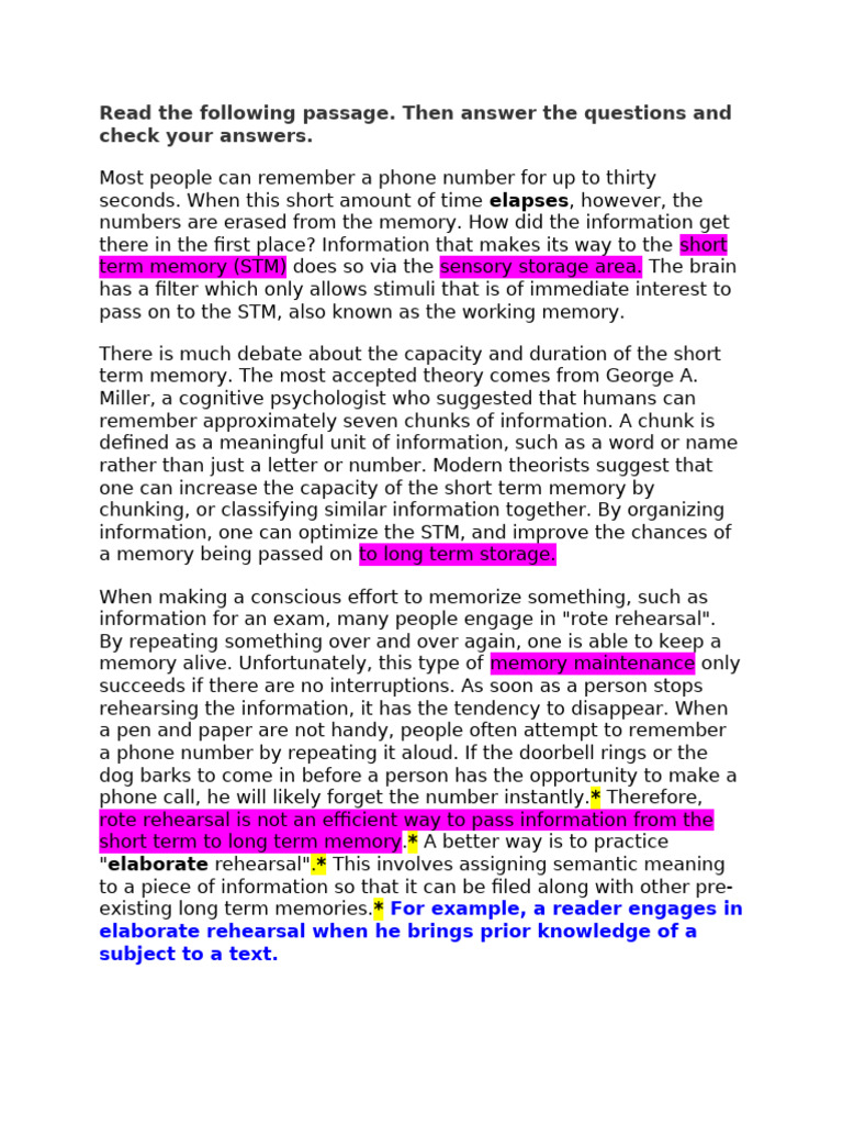 Toefl Reading Question Types