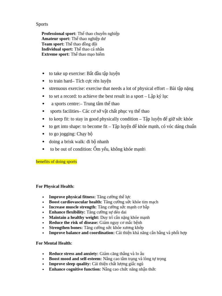 Sports | PDF