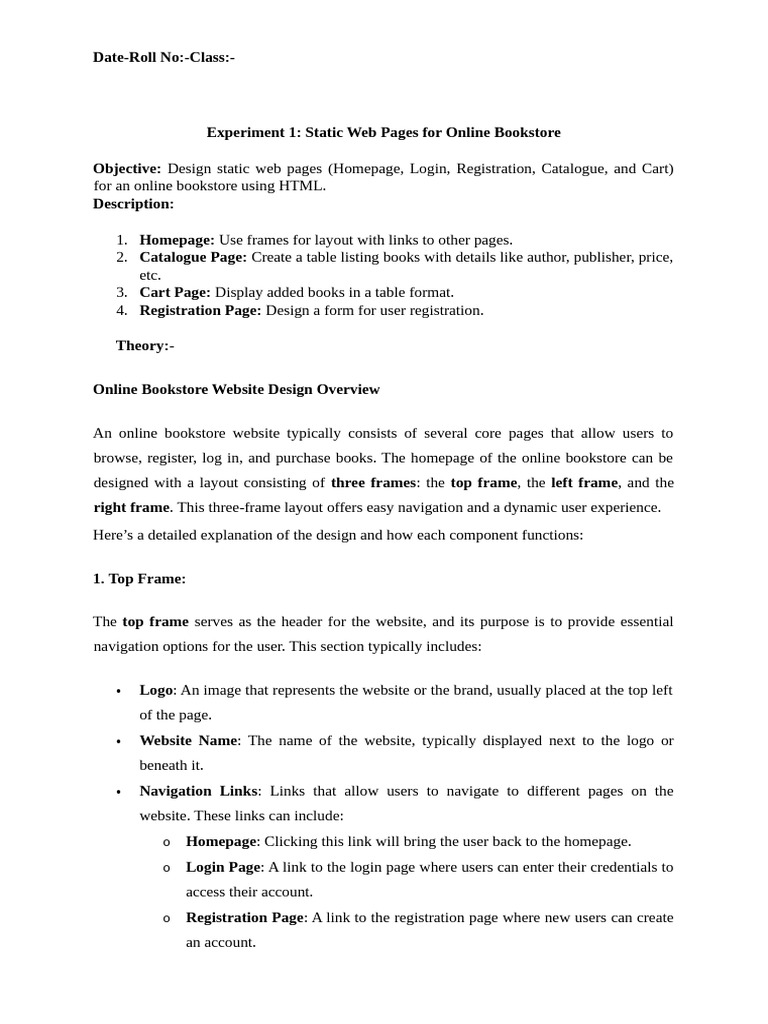 Finallll | PDF | Websites | Page Layout
