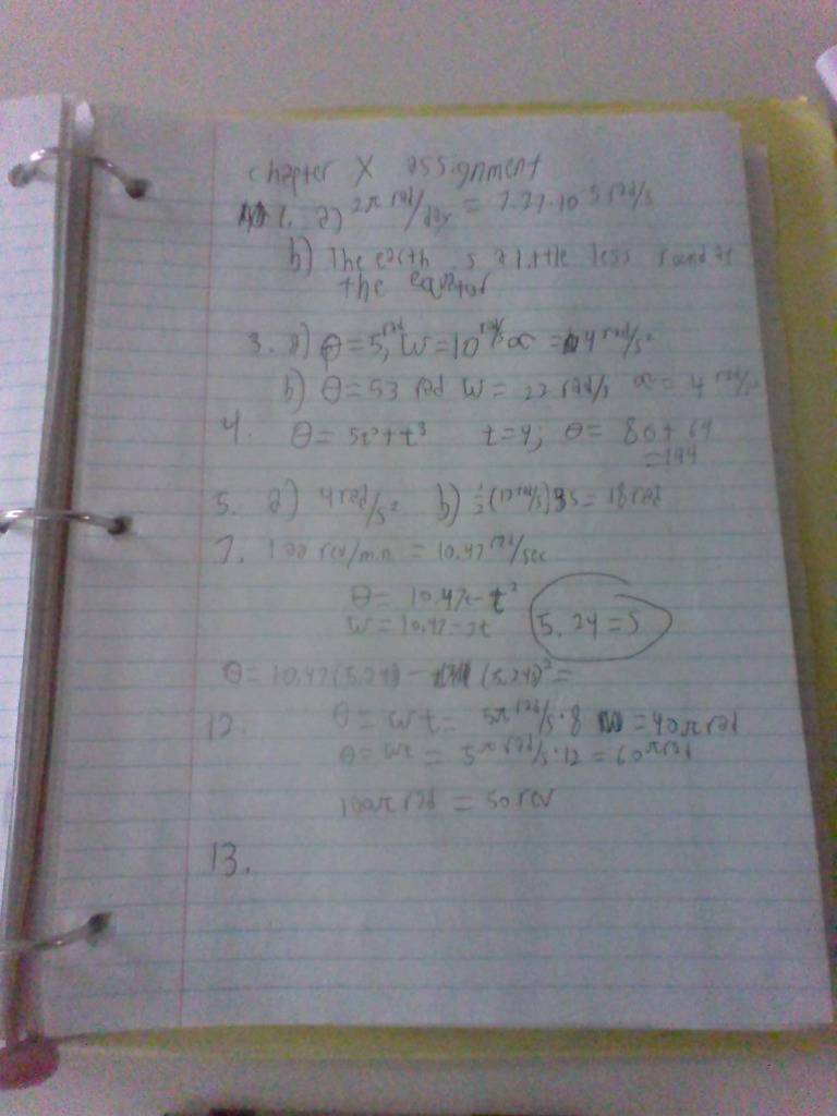 CH 10 Homework | PDF