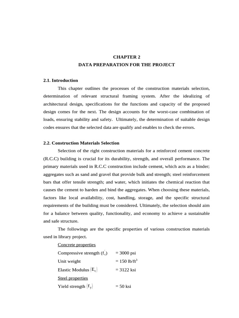CHAPTER 2 | PDF | Strength Of Materials | Building Materials