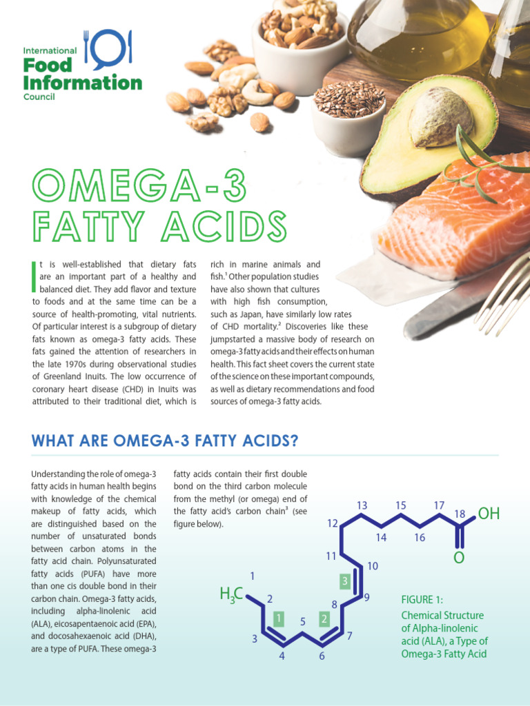 Omega 3 Fact | PDF | Omega 3 Fatty Acid | Docosahexaenoic Acid