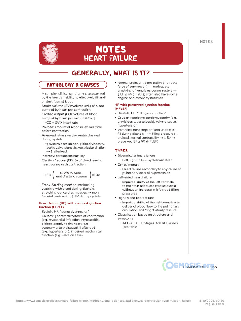 Heart Failure - Video, Anatomy, Definition & Function - Osmosis | PDF ...