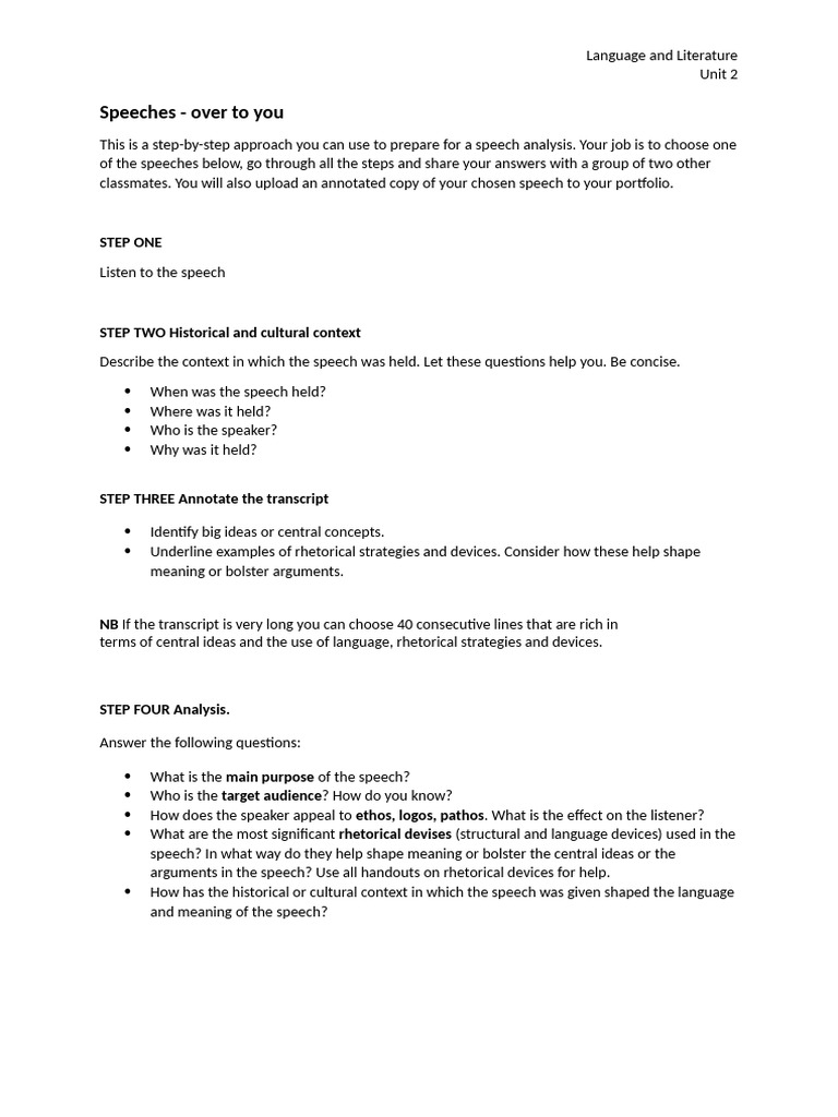 SPEECH ANALYSIS EXAMPLE ESSAY visual data 3