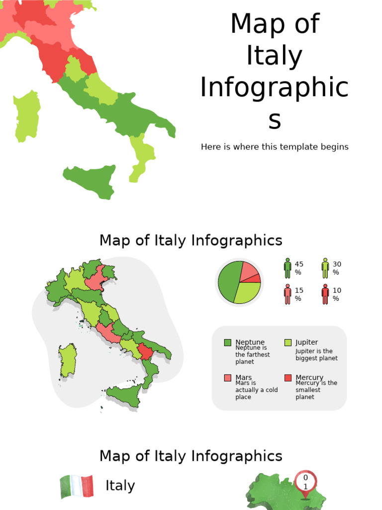 Italy Map Infographics by Slidesgo | PDF | Planets | Planets In Astrology