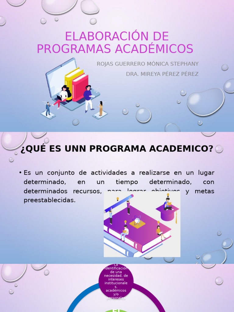 Elaboración de Programas Académicos | PDF | Evaluación | Experiencia