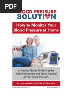 Home Blood Pressure Diary | PDF | Blood Pressure | Hypertension