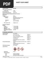 Pledge Safety Data Sheet (MSDS) | PDF | Carbon Dioxide | Working Conditions