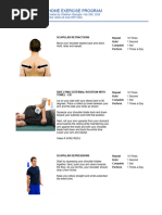 GIRD Shoulder Rehabilitation Exercises | PDF | Anatomical Terms Of ...
