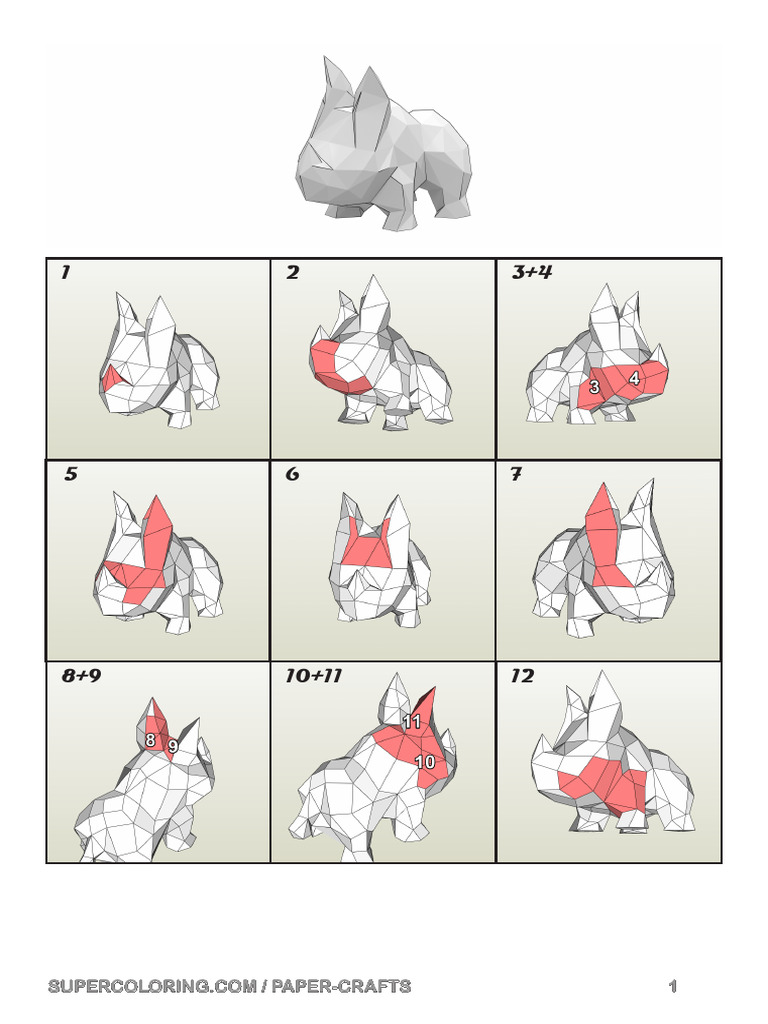 Supercoloring Paper Crafts Guide PDF