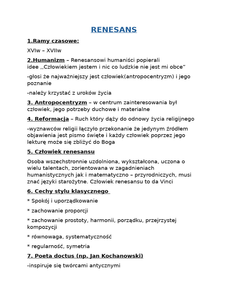 RENESANS | PDF