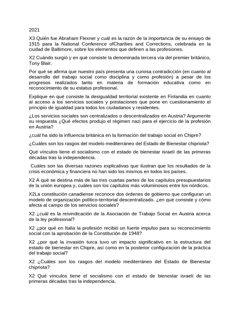 Importancia de Abraham Flexner en Trabajo Social | PDF | Trabajo Social ...