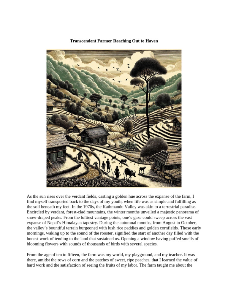 Nostalgic Reflections on Farming Life | PDF | Agriculture