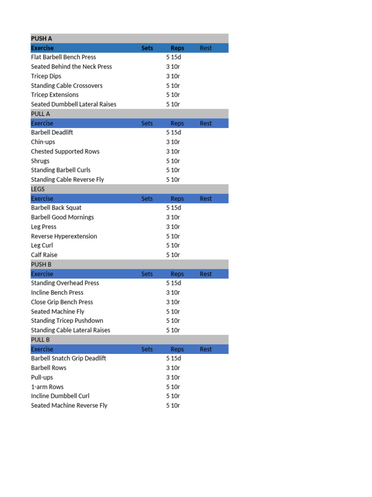 1-Week Beginner Workout Plan | PDF