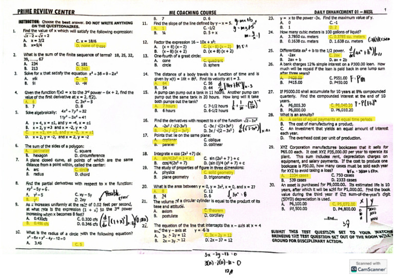 Enhancement Math | PDF