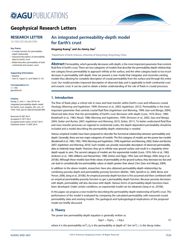 Geophysical Research Letters - 2014 - Kuang - An Integrated ...