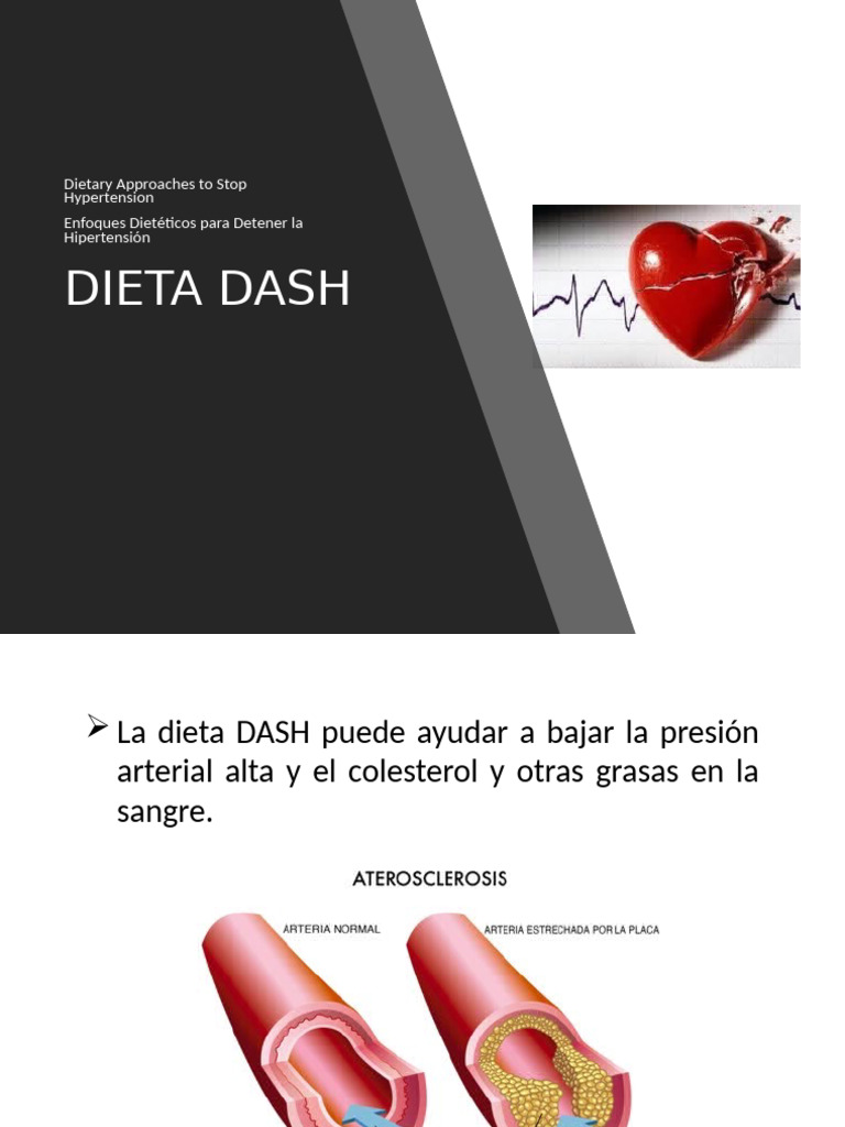 Beneficios y Recomendaciones de la Dieta DASH | PDF | Dieta tablero ...