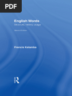 SPA 430 Spanish Word Formation Productive Derivational Morphology ...
