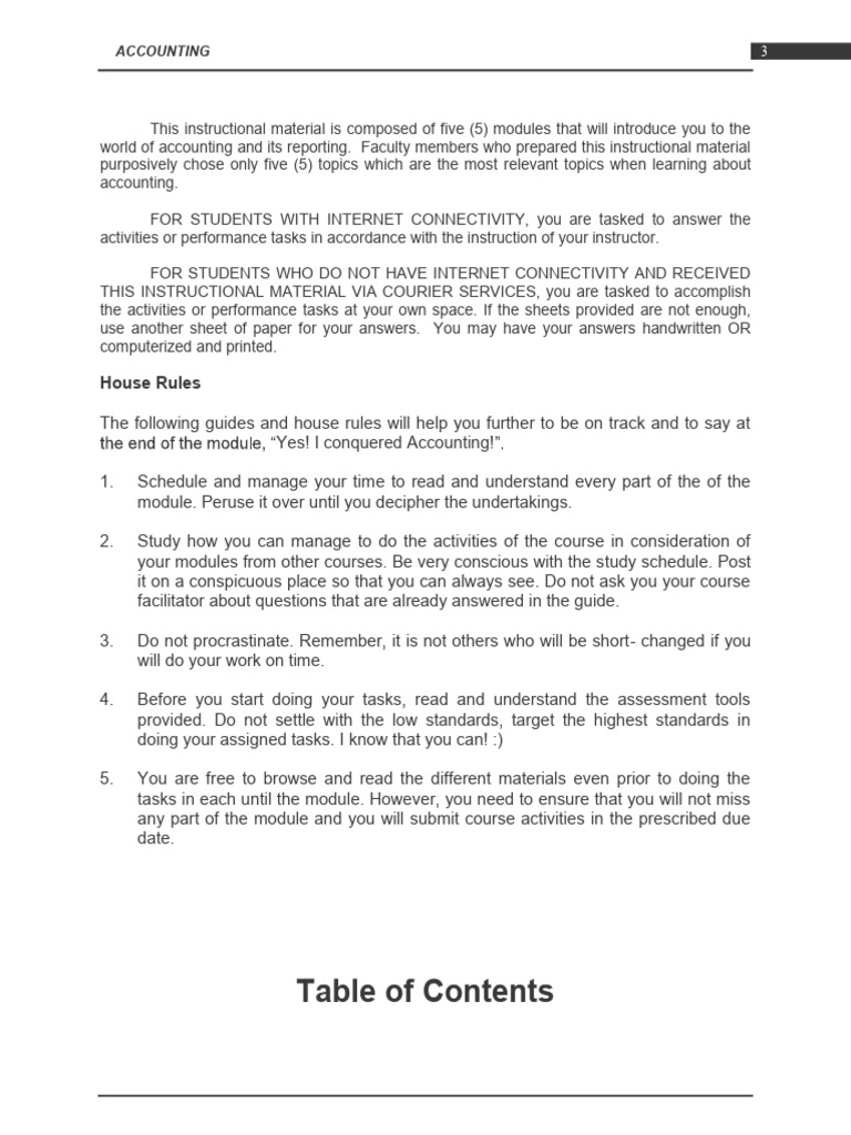 Introduction to Accounting Modules | PDF | International Financial ...