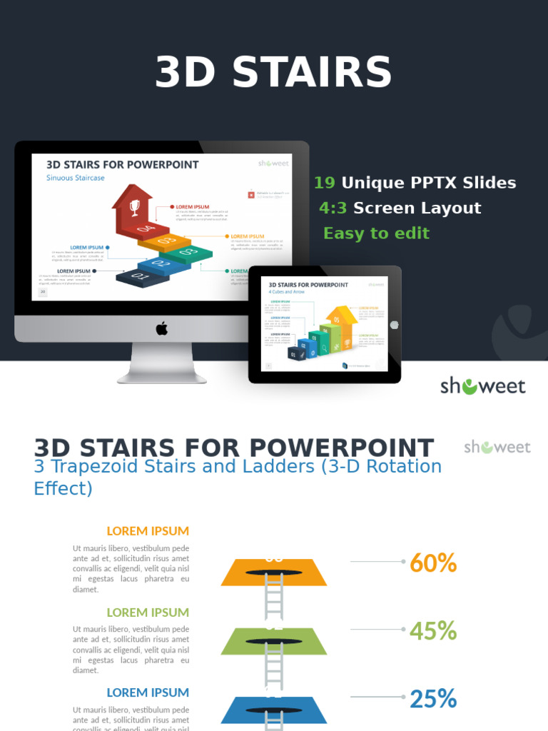 3D Stairs Diagram | PDF