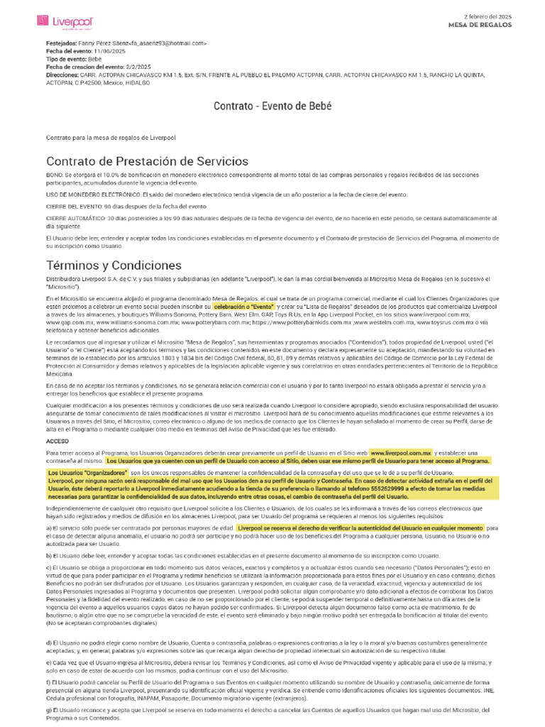 Contract | PDF