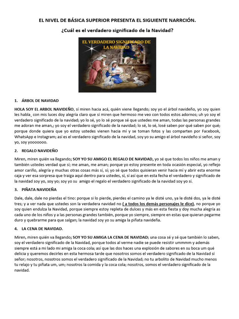 El Verdadero Significado de la Navidad | PDF | Navidad