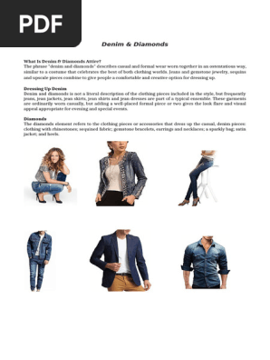 Denim & Diamonds Dress Code Guide | PDF