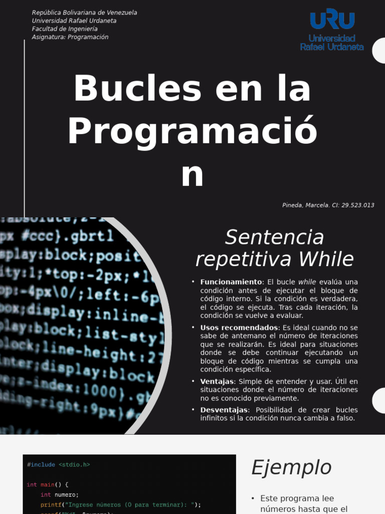 Bucles en La Programación | PDF | Ingeniería Informática | Desarrollo ...