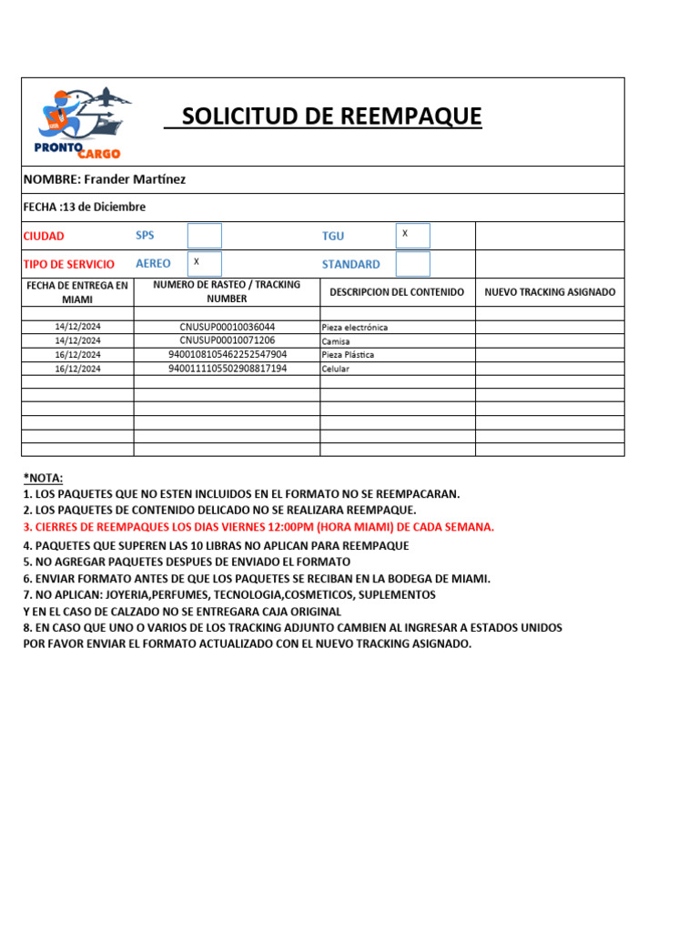 Rasteo de Envíos Servientrega | PDF