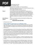 Download Measuring What Matters - Admissions - Multiple Intelligence by condivis SN82363348 doc pdf