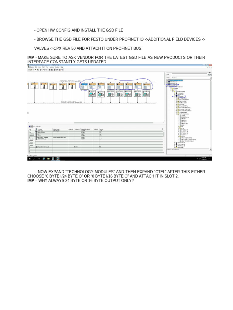 Configure GSD File for Festo Valves | PDF