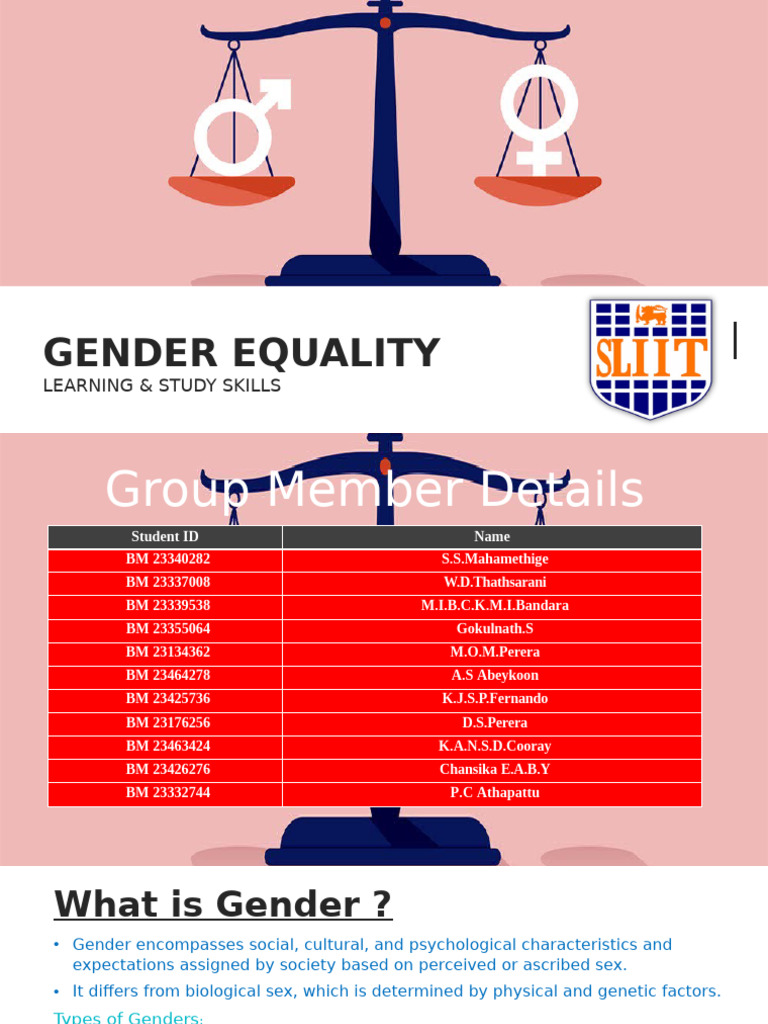 Understanding Gender Equality and Inequality | PDF | Gender Studies ...