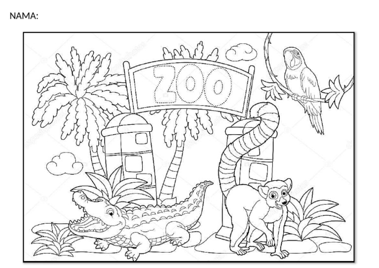 Zoo Crocodile | PDF
