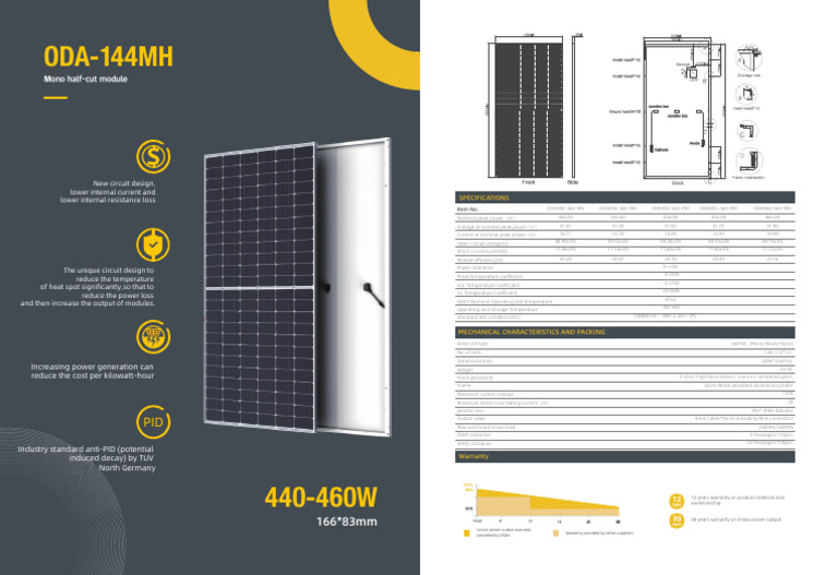 ODA-144MH | PDF | Electronics | Electric Power